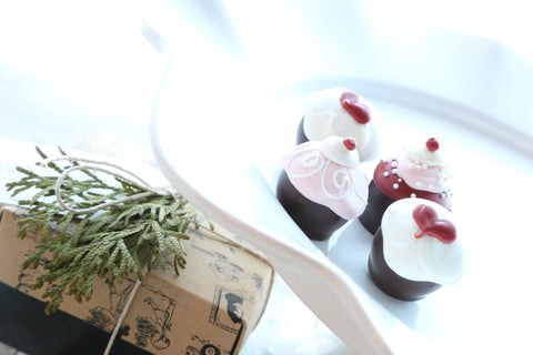 Valentine Cupcakes ~ Chocolate Truffles