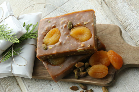 Pistachio &amp; Apricot Caramel Loaves