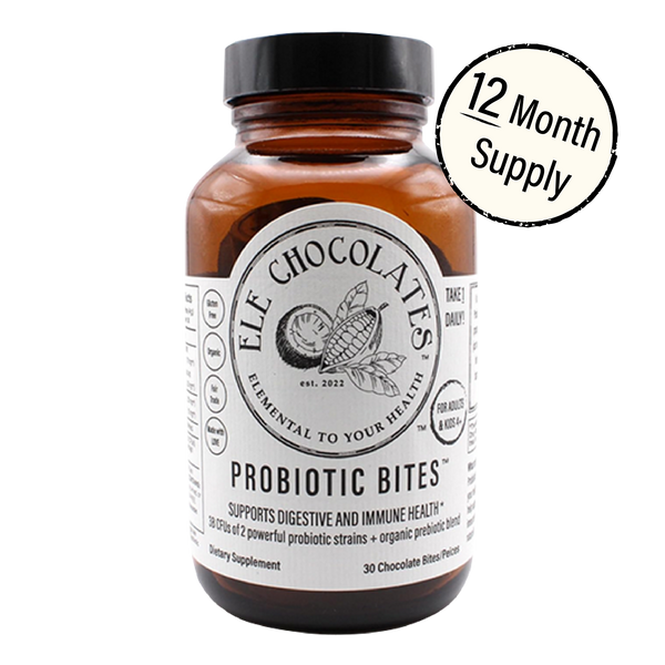 Chocolate Probiotic Elebites ~ 12 Month Supply