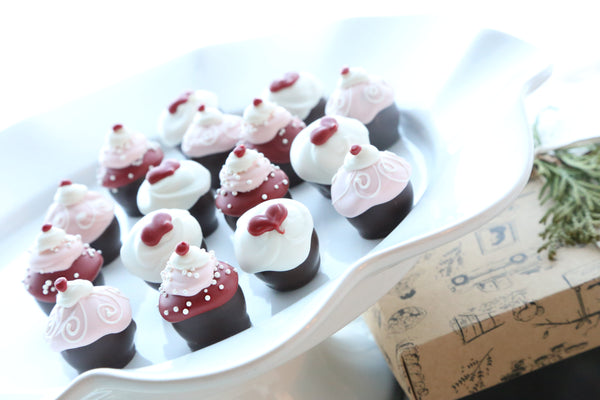 Cordial Cherries ~ 16-Piece Gift ~ Valentine Cupcakes