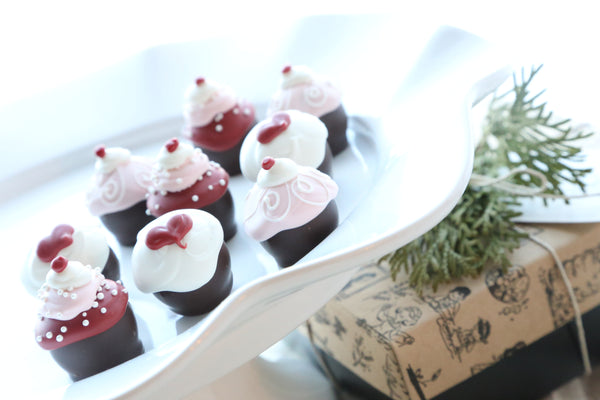 Cordial Cherries ~ 9-Piece Gift ~ Valentine Cupcakes