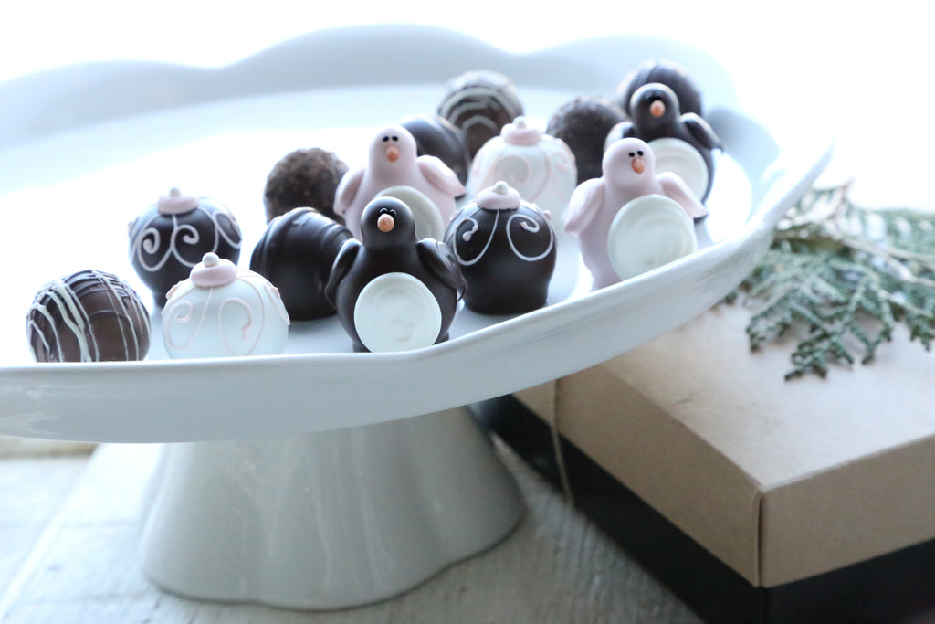Combo ~ 16-Piece Gift ~ Penguins (Cherries & Truffles)