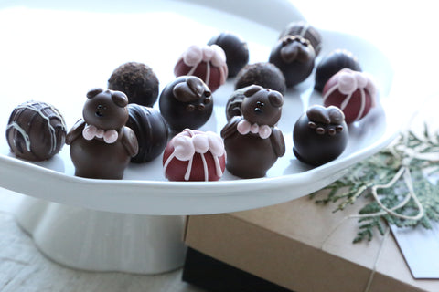 Combo ~ 16-Piece Gift ~ Teddy Bears (Cherries & Truffles)