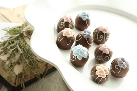 Chocolate Truffles ~ 9-Piece Gift ~ Easter Bouquet