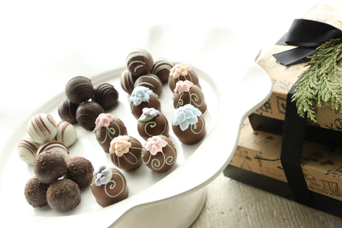 Chocolate Truffles ~ 2-Tier Gift Tower ~ Easter Bouquet