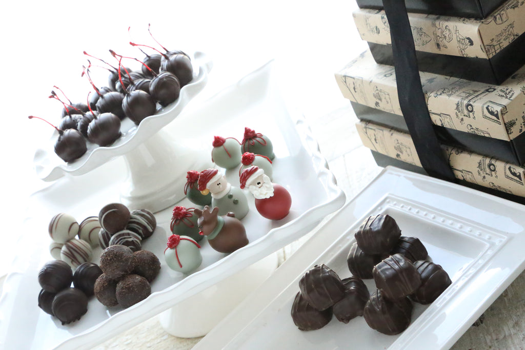 Chocolate Truffles ~ 4-Tier Gift Tower ~ Christmas Eve