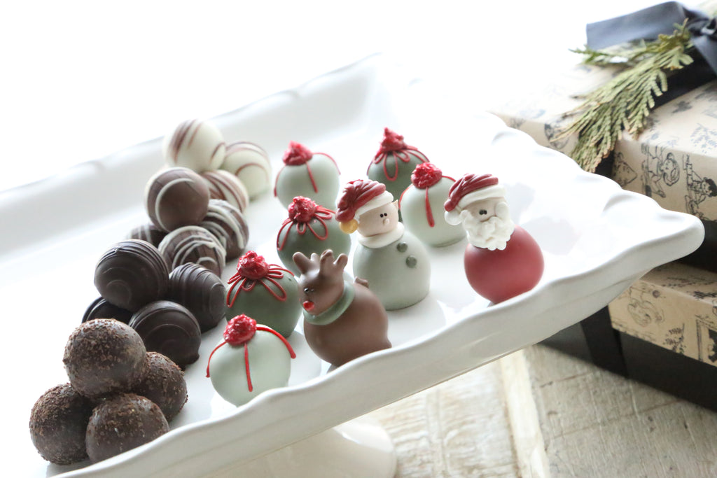 Chocolate Truffles ~ 2-Tier Gift Tower ~ Christmas Eve