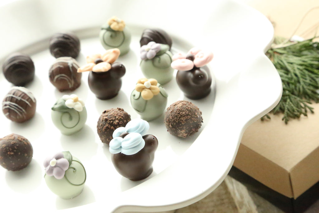 Combo ~ 16-Piece Gift ~ Butterflies and Blossoms (Cherries & Truffles)