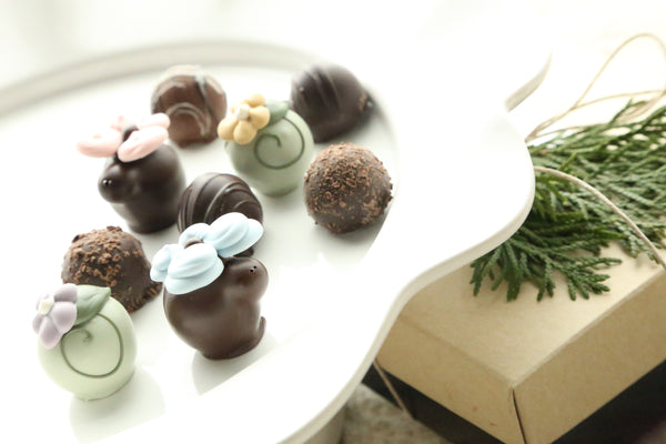 Combo ~ 9-Piece Gift ~ Butterflies and Blossoms (Cherries & Truffles)