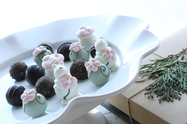 Combo ~ 16-Piece Gift ~ Bunnies in the Flower Patch (Cherries & Truffles)