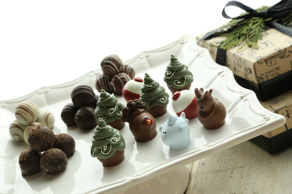 Chocolate Truffles ~ 2-Tier Gift Tower ~ The Outdoorsman
