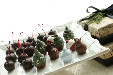 Cordial Cherries ~ 2-Tier Gift Tower ~ The Outdoorsman