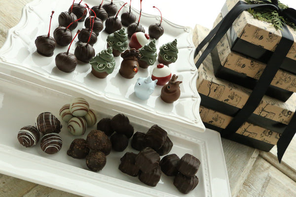 Cordial Cherries ~ 4-Tier Gift Tower ~ The Outdoorsman