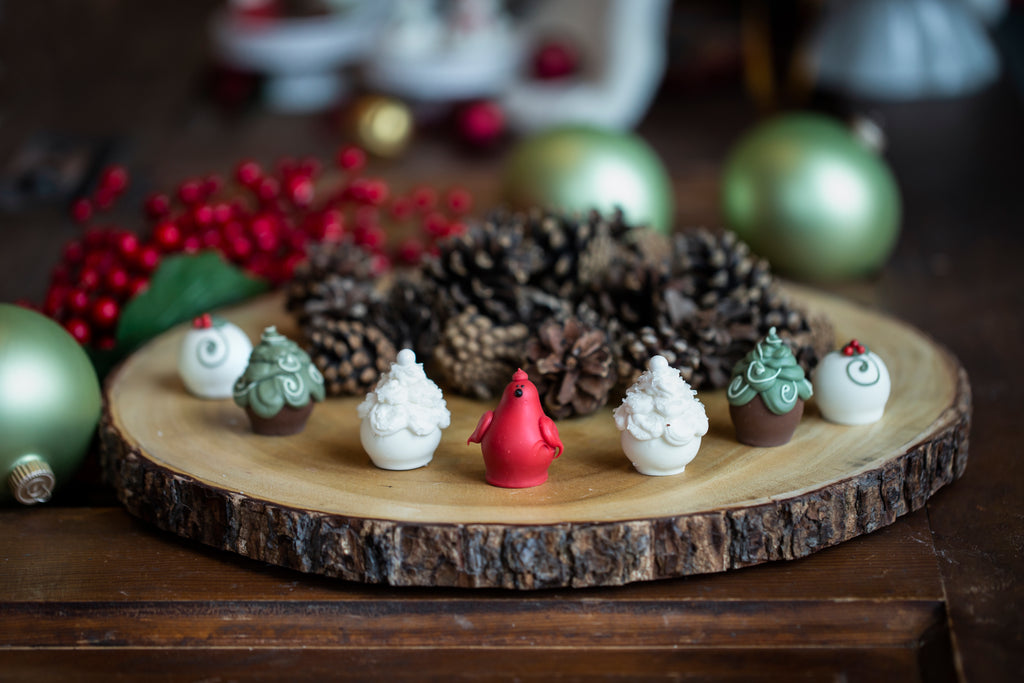 Cordial Cherries ~ 9-Piece Gift ~ Christmas Garden
