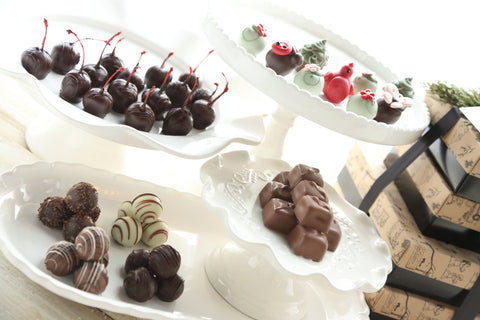 Cordial Cherries ~ 4-Tier Gift Tower ~ Sweet Garden