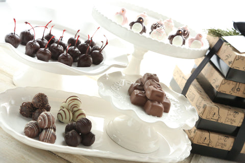 Chocolate Truffles ~ 4-Tier Gift Tower ~ Penguins