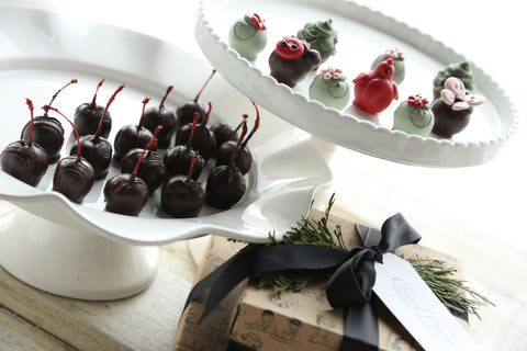 Cordial Cherries ~ 2-Tier Gift Tower ~ Sweet Garden