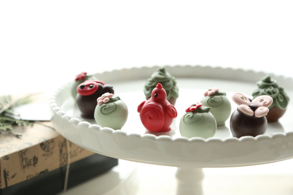 Chocolate Truffles ~ 9-Piece Gift ~ Sweet Garden