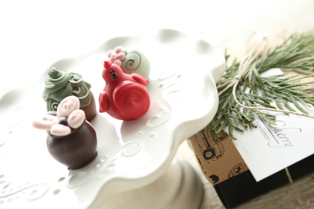 Cordial Cherries ~ 4-Piece Gift ~ Sweet Garden