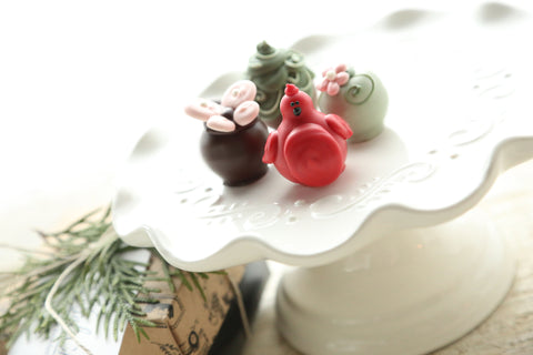 Chocolate Truffles ~ 4-Piece Gift ~ Love Garden