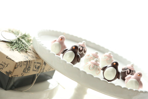 Chocolate Truffles ~ 9-Piece Gift ~ Penguins