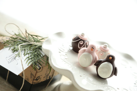 Chocolate Truffles ~ 4-Piece Gift ~ Penguins
