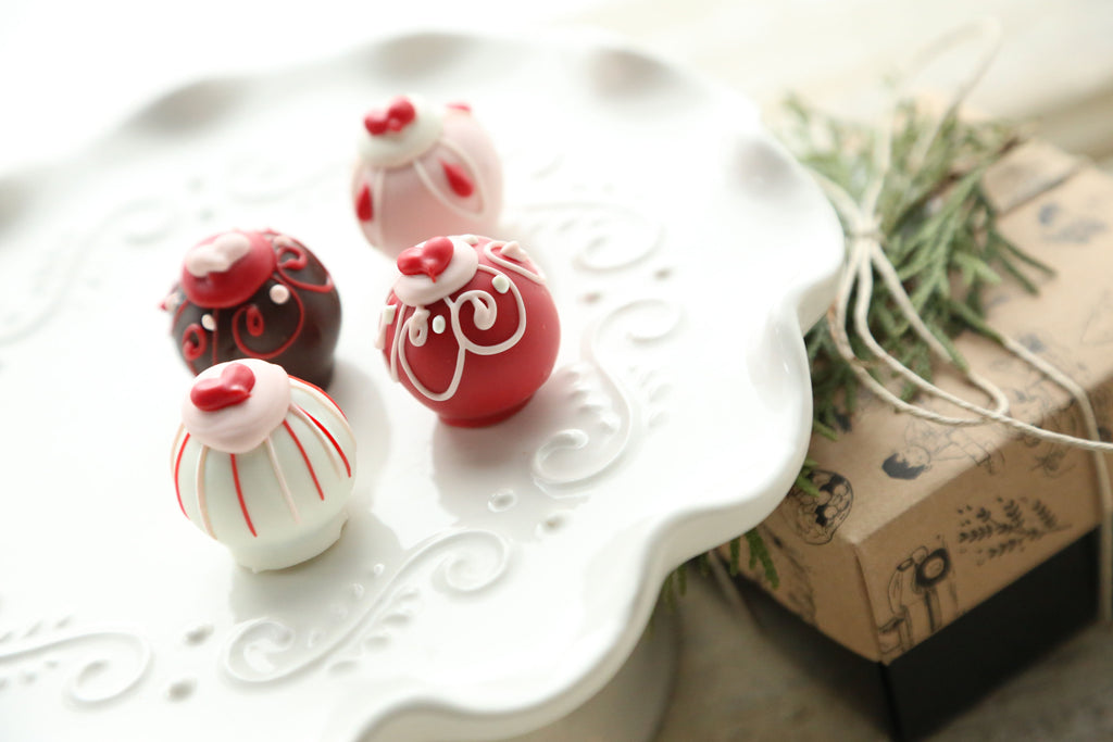 Cordial Cherries ~ 4-Piece Gift ~ Valentine Hearts