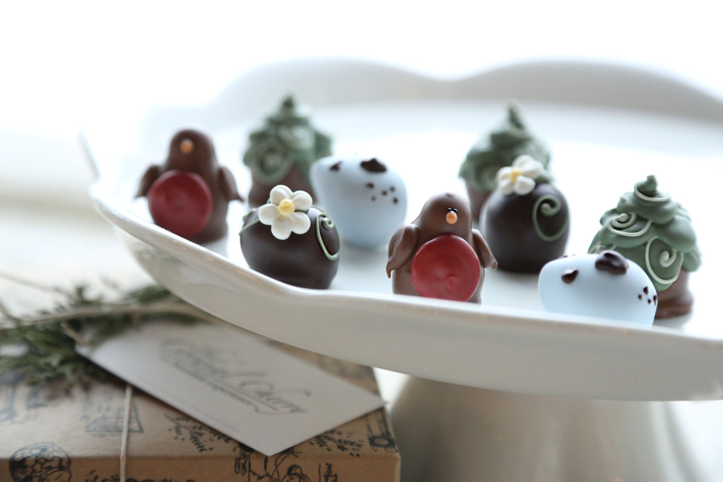 Chocolate Truffles ~ 9-Piece Gift ~ Robins and Eggs
