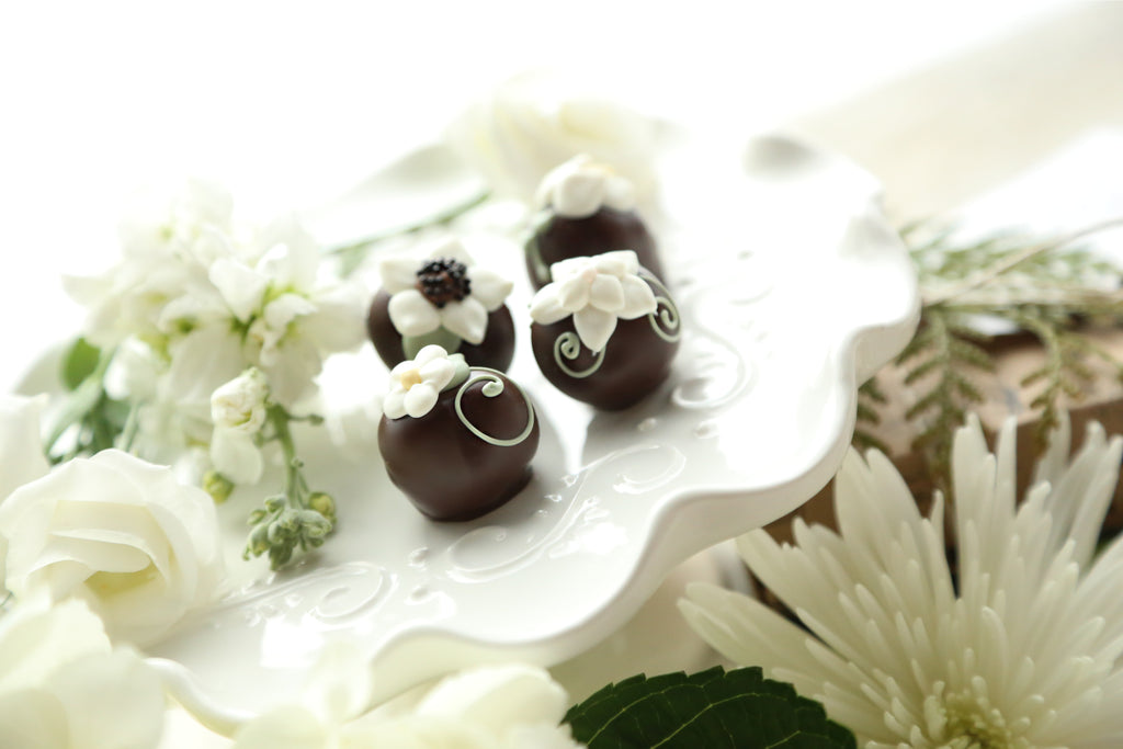 Cordial Cherries ~ 4-Piece Gift ~ Flower Garden