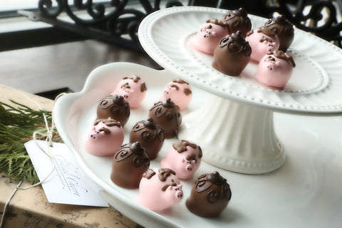 Chocolate Truffles ~ 16-Piece Gift ~ Muddy Piggies
