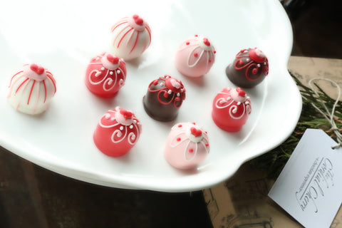 Cordial Cherries ~ 9-Piece Gift ~ Valentine Hearts