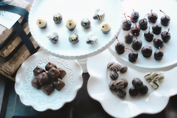 Chocolate Truffles ~ 4-Tier Gift Tower ~ It's the Bees Knees