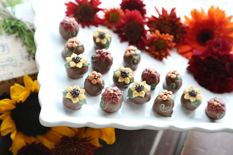 Chocolate Truffles ~ 16-Piece Gift ~ Autumn Bouquet