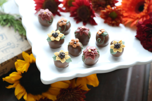 Chocolate Truffles ~ 9-Piece Gift ~ Autumn Bouquet
