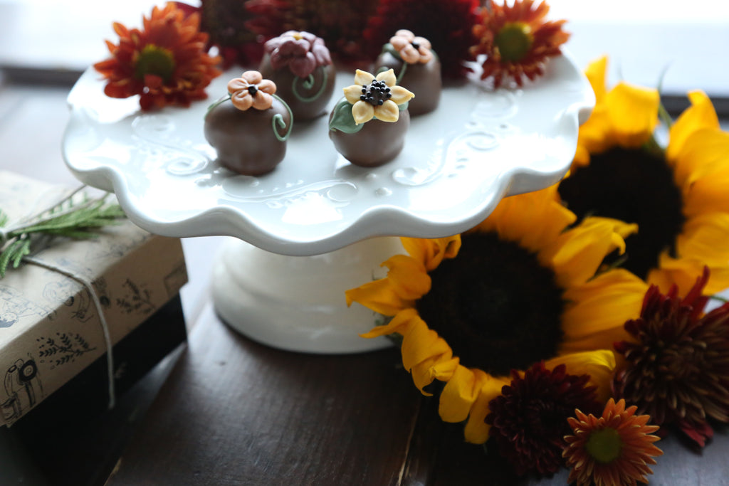 Chocolate Truffles ~ 4-Piece Gift ~ Autumn Bouquet