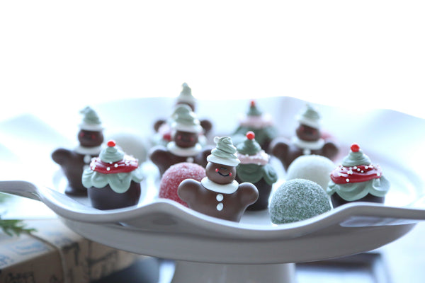 Chocolate Truffles ~ 16-Piece Gift ~ Gingerbread Men