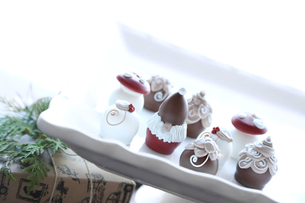 Chocolate Truffles ~ 9-Piece Gift ~ Winter Gnomes
