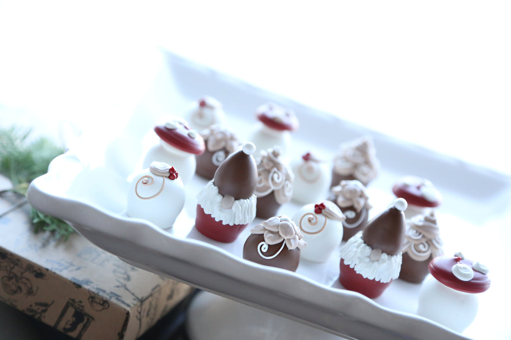 Chocolate Truffles ~ 16-Piece Gift ~ Winter Gnomes
