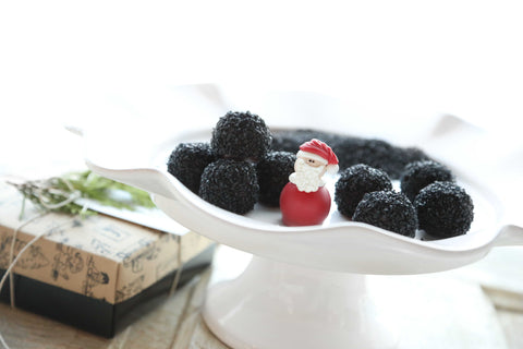 Chocolate Truffles ~ 9-Piece Gift ~ Santa's Coal