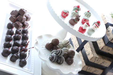 Chocolate Truffles ~ 4-Tier Gift Tower ~ Christmas Eve