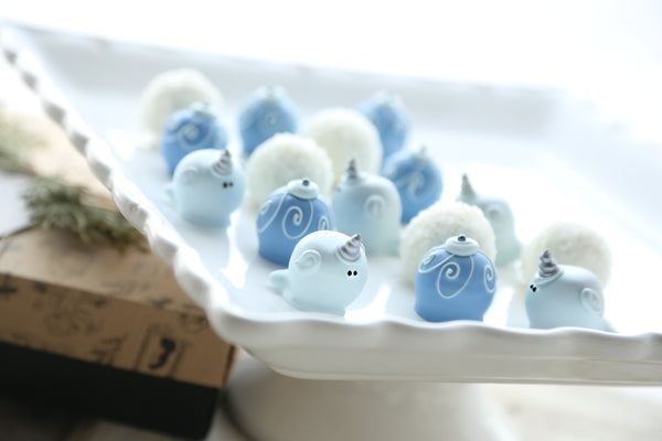 Chocolate Truffles ~ 16-Piece Gift ~ Narwhals