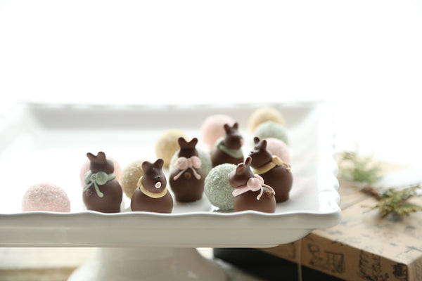 Cordial Cherries ~ 16-Piece Gift ~ Chocolate Easter Bunnies