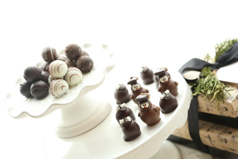 Chocolate Truffles ~ 2-Tier Gift Tower ~ Congratulations Graduate!