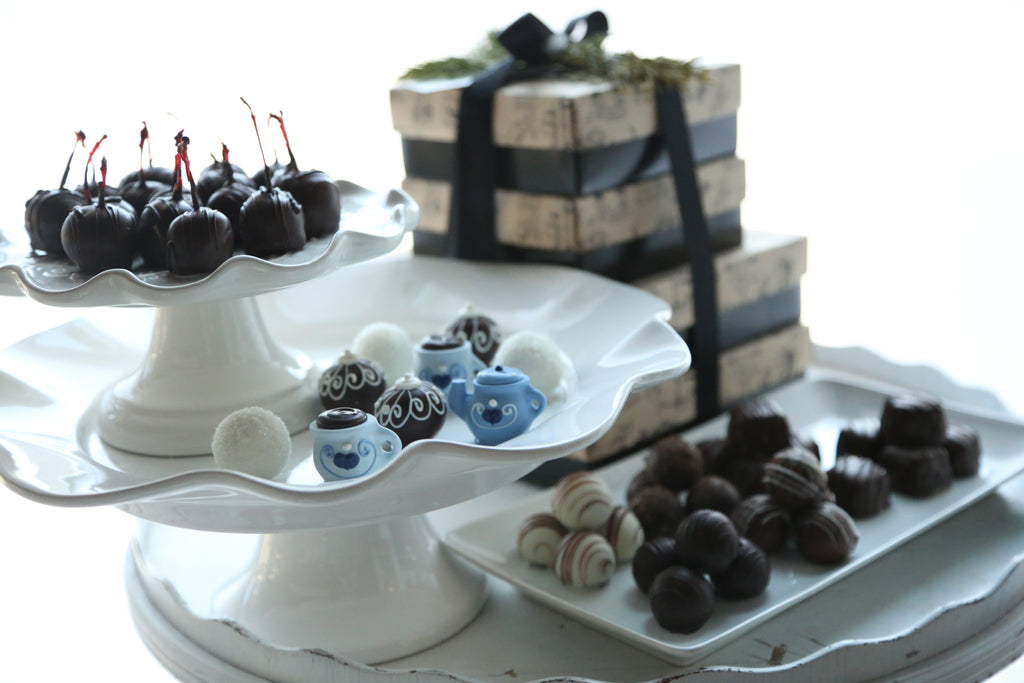 Chocolate Truffles ~ 4-Tier Gift Tower ~ Time for Tea