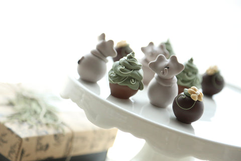 Chocolate Truffles ~ 9-Piece Gift ~ Welcome Baby Elephants