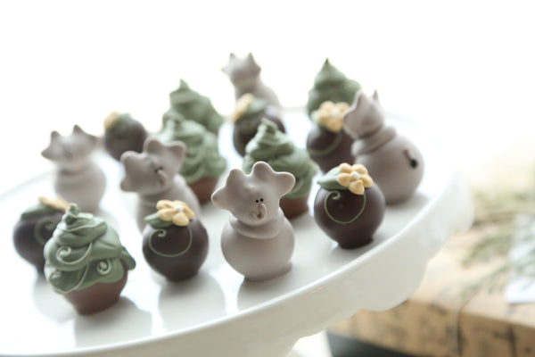 Chocolate Truffles ~ 16 Piece Gift ~ Welcome Baby Elephants
