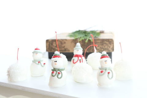 Cordial Cherries ~ 9-Piece Gift ~ Snowmen and Snowballs