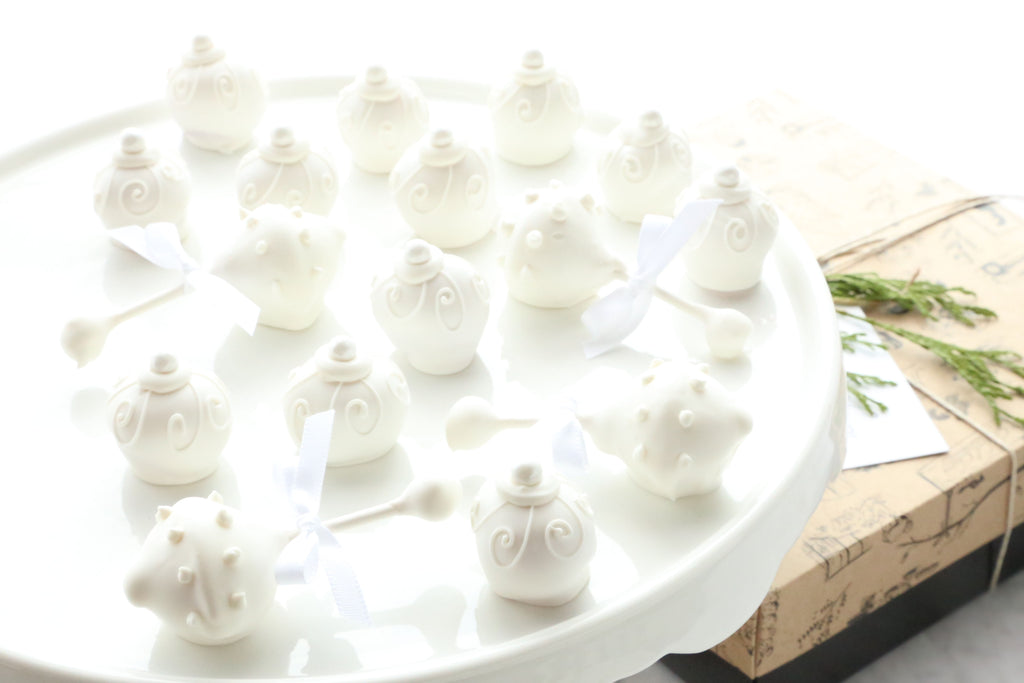 Chocolate Rattle Chocolate Truffles ~ 16-Piece Gift ~ Baby Rattles | The Cordial Cherry