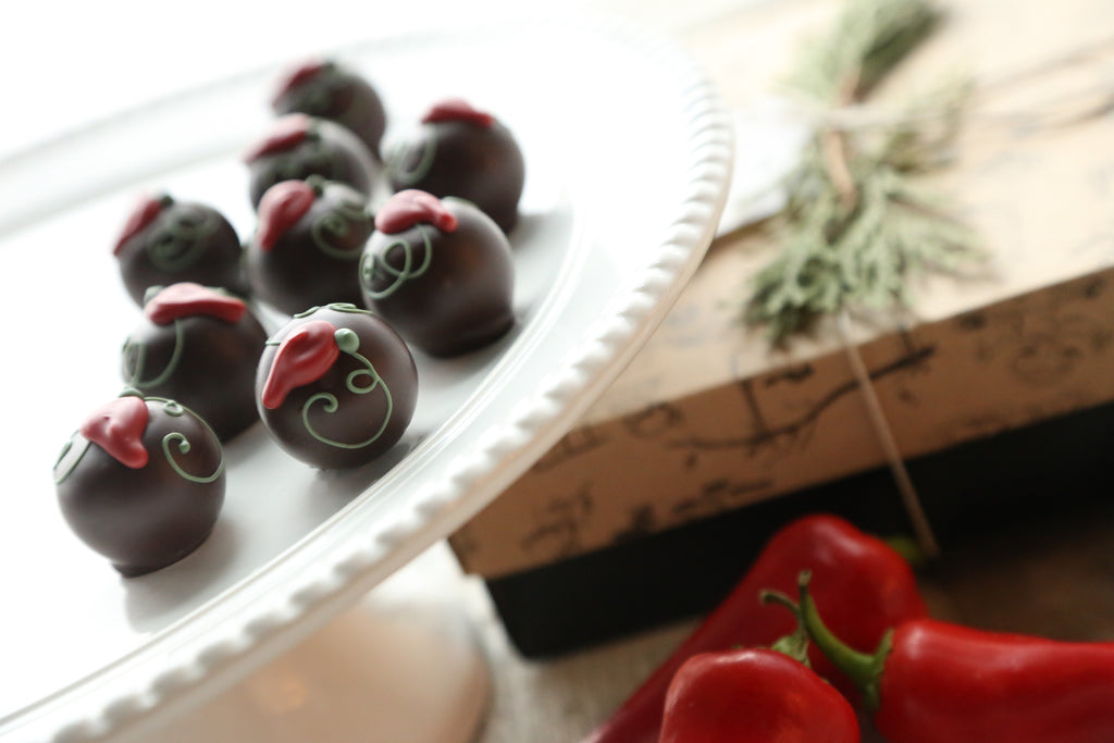 Cordial Cherries ~ 9-Piece ~ Hot Chili Pepper Flavored