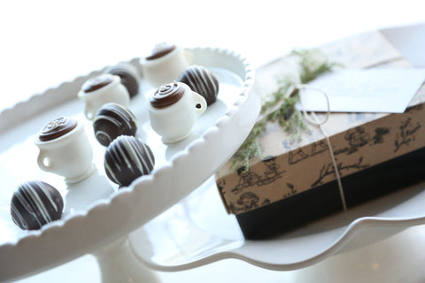 Chocolate Truffles ~ 9-Piece Gift ~ Coffee Cups
